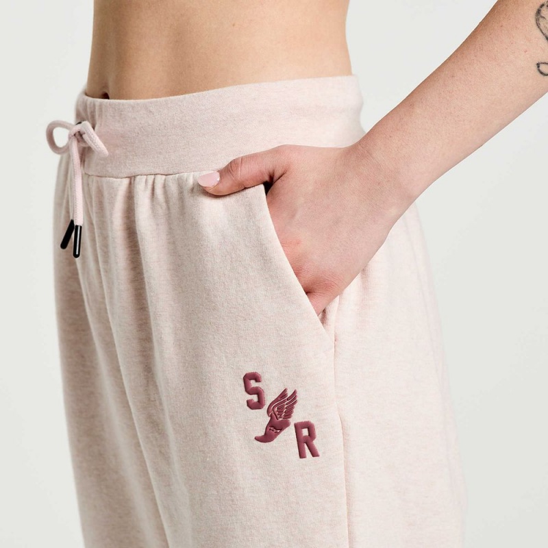 Saucony Rested Sweatpant Rózsaszín | EPG-794830