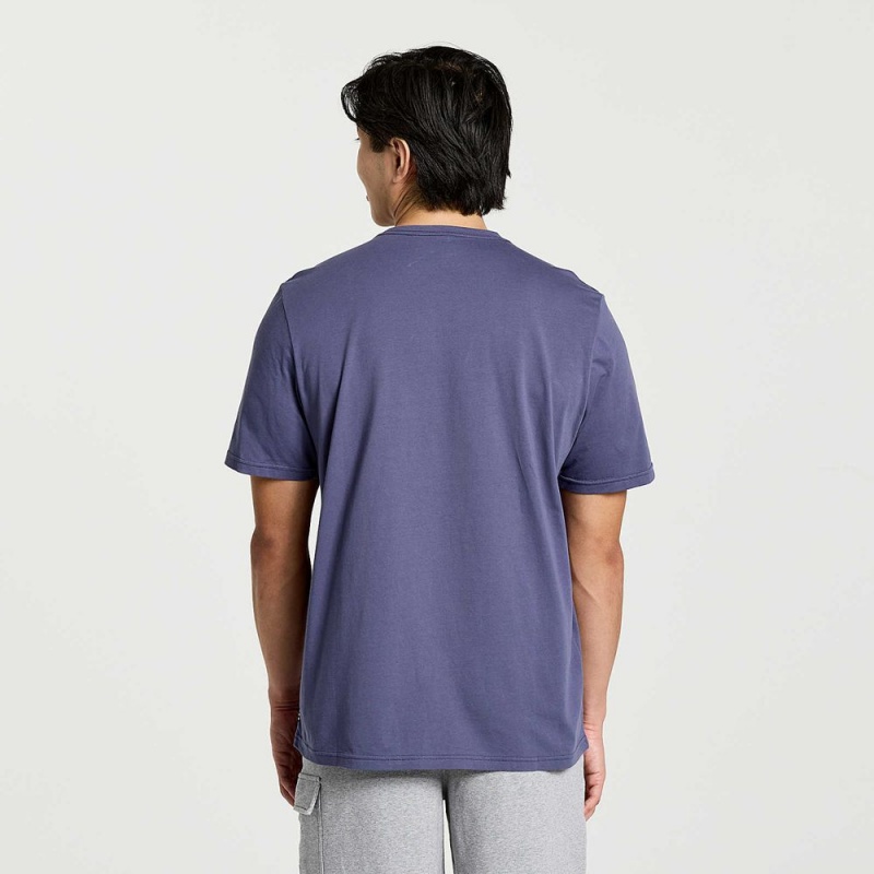 Saucony Rested T-Shirt Horizon Heather Graphic | XWD-849651