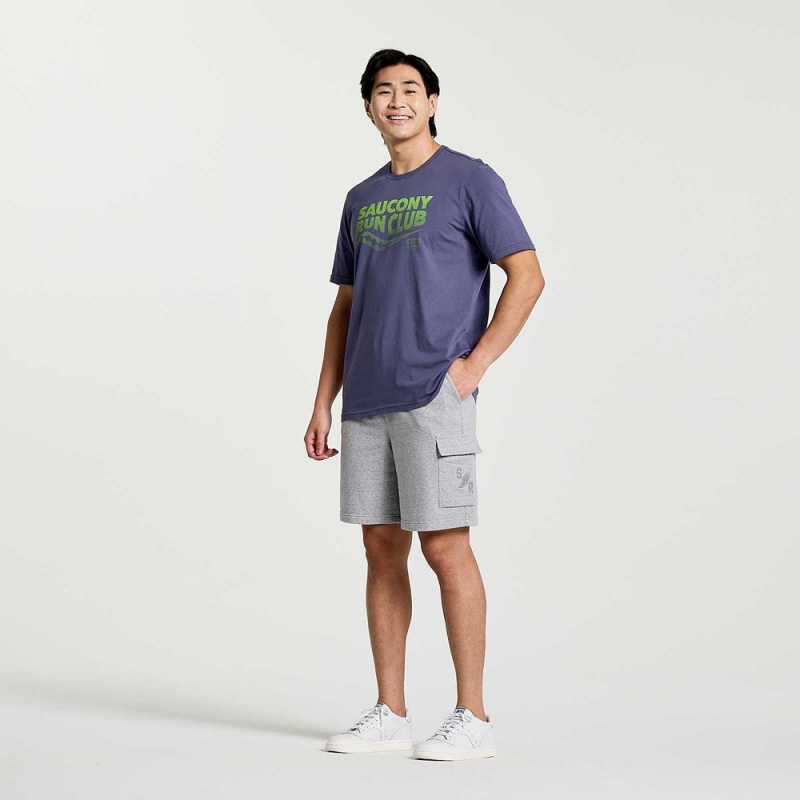 Saucony Rested T-Shirt Horizon Heather Graphic | XWD-849651