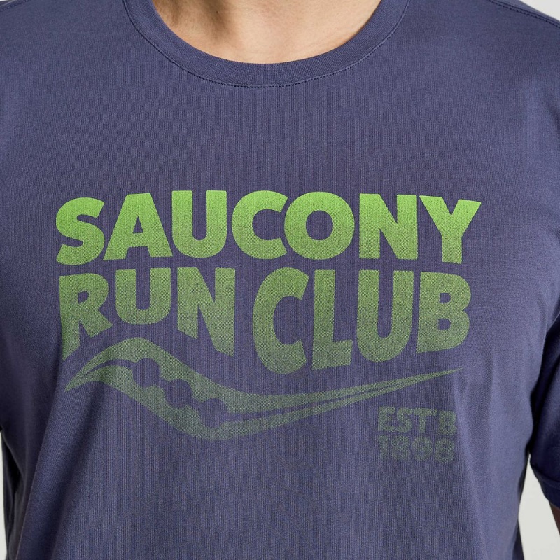 Saucony Rested T-Shirt Horizon Heather Graphic | XWD-849651