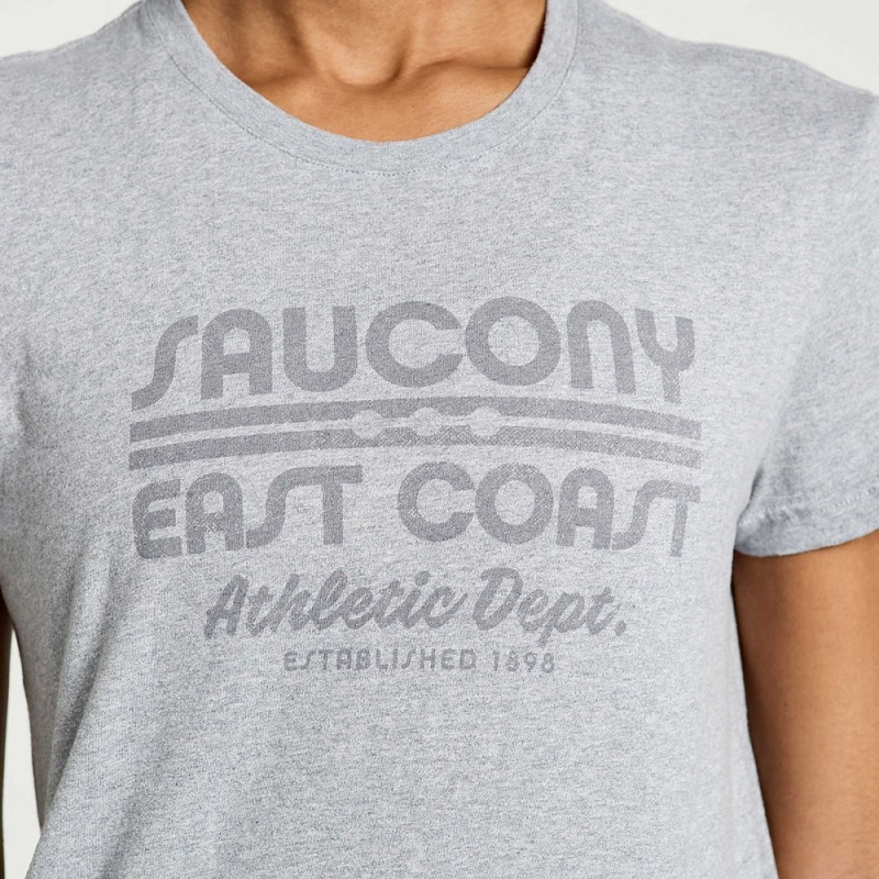 Saucony Rested T-Shirt Világos Szürke | AVY-407932