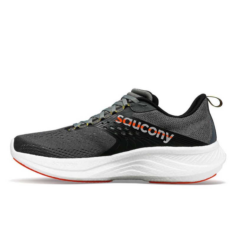 Saucony Ride 17 Széles Cipő Shadow Pepper | YCA-692138