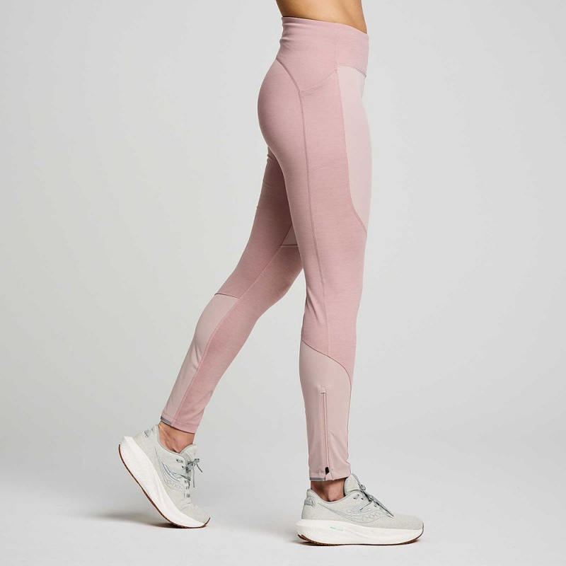 Saucony Runshield Tight Smoke Heather | MAB-790648