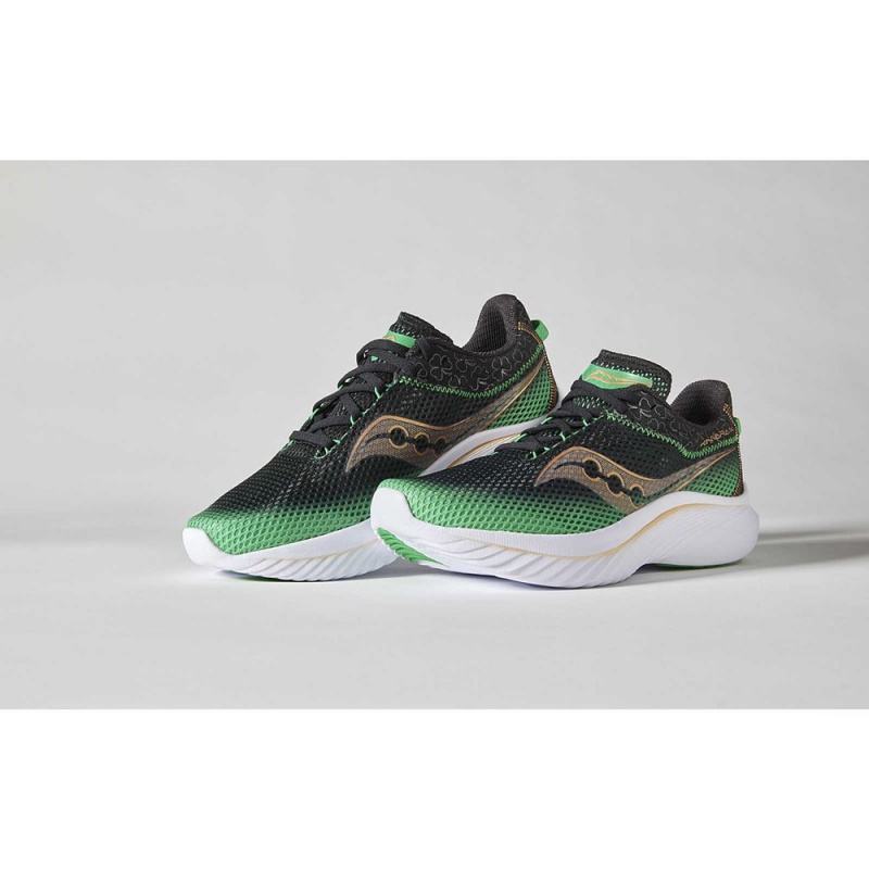 Saucony Shamrock Kinvara 14 Fekete Zöld | DXC-180724