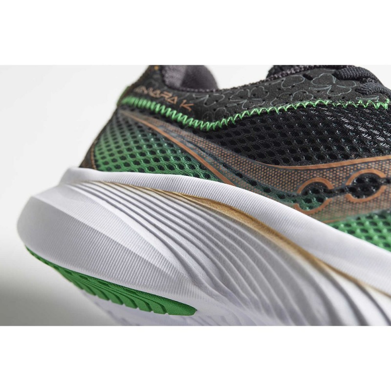 Saucony Shamrock Kinvara 14 Fekete Zöld | BUS-785109