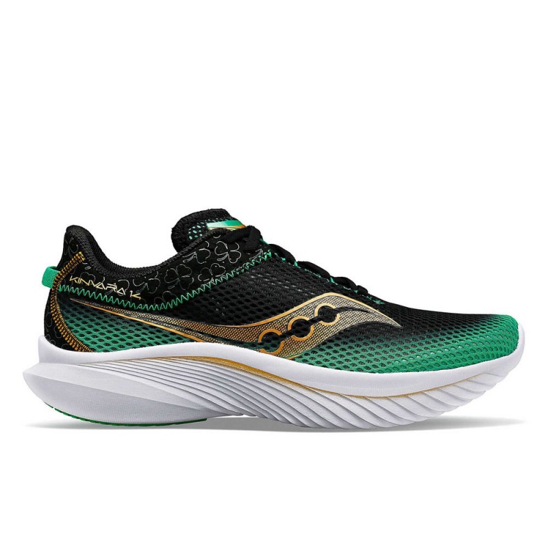 Saucony Shamrock Kinvara 14 Fekete Zöld | BUS-785109