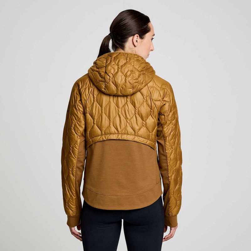 Saucony Solstice Oysterpuff Jacket Bronze | VWZ-652173