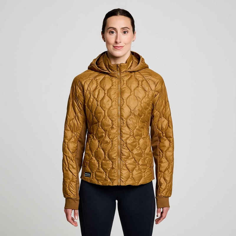 Saucony Solstice Oysterpuff Jacket Bronze | VWZ-652173