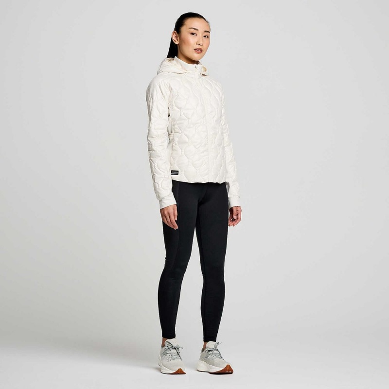 Saucony Solstice Oysterpuff Jacket Linen | TDW-253691