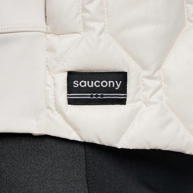 Saucony Solstice Oysterpuff Jacket Linen | TDW-253691