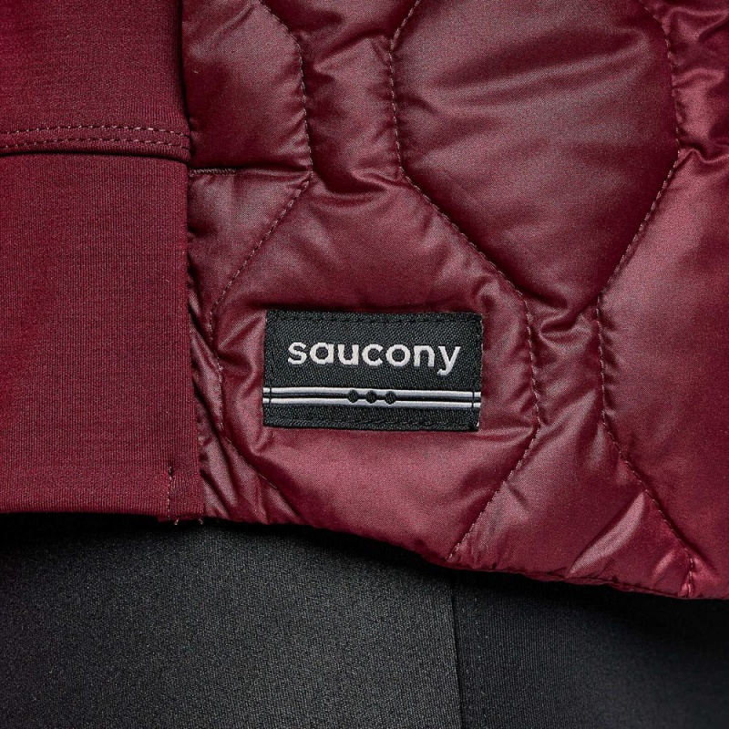 Saucony Solstice Oysterpuff Jacket Sundown | WGP-630754