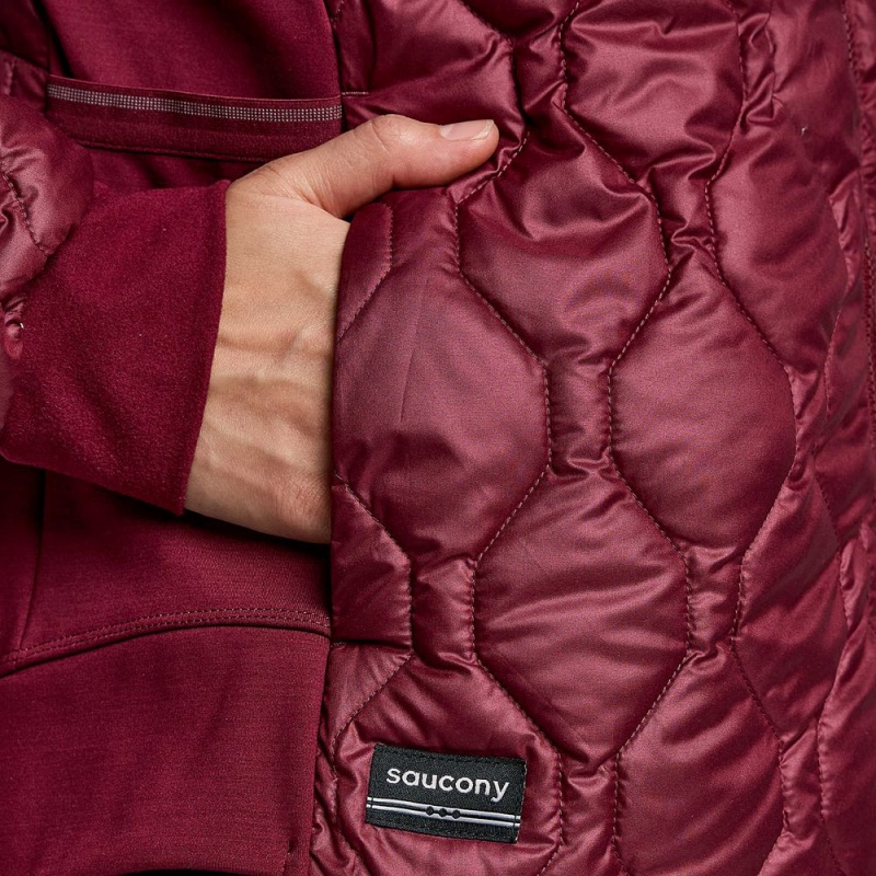 Saucony Solstice Oysterpuff Jacket Sundown | WGP-630754