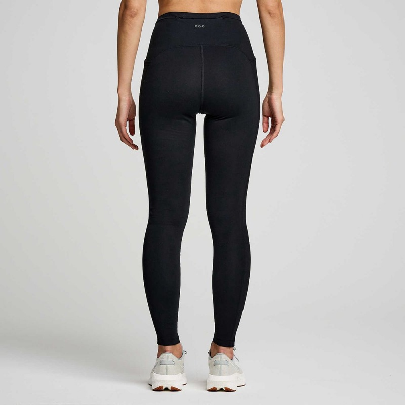 Saucony Solstice Tight Fekete | OBA-512690