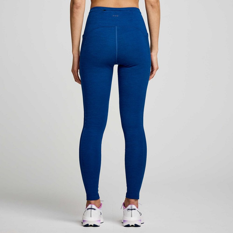 Saucony Solstice Tight Sötétkék | FEG-792348