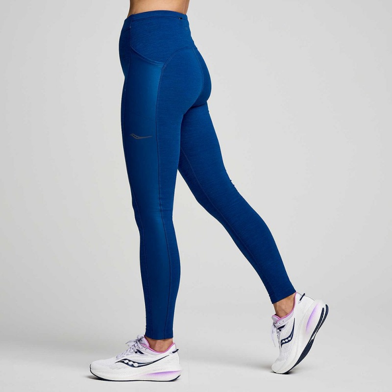 Saucony Solstice Tight Sötétkék | FEG-792348