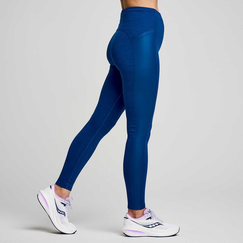 Saucony Solstice Tight Sötétkék | FEG-792348