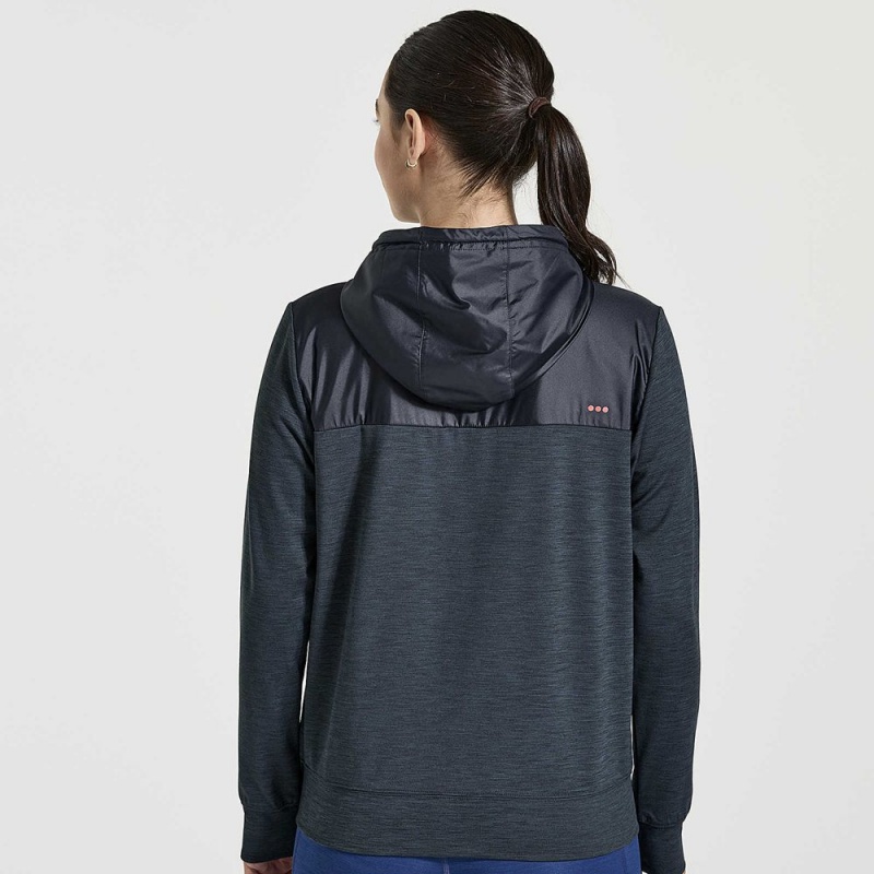 Saucony Solstice Zip Hoody Fekete | BNO-647528