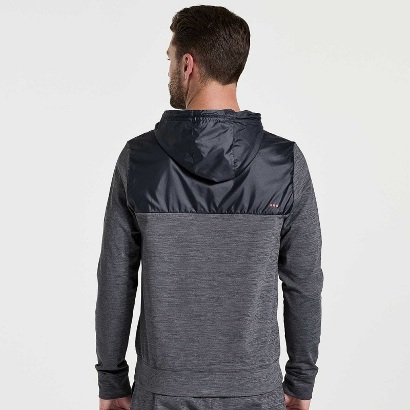 Saucony Solstice Zip Hoody Fekete | CQD-317542