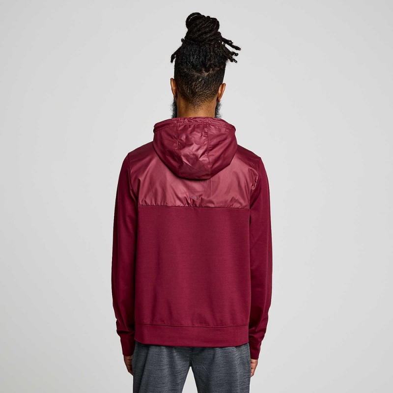 Saucony Solstice Zip Hoody Sundown Heather | SBQ-681953