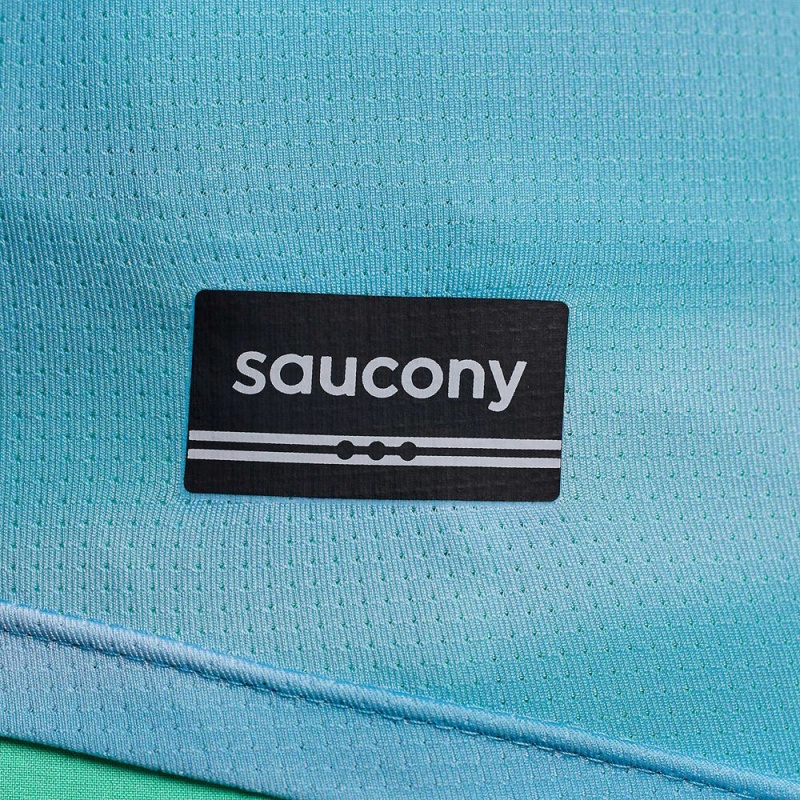 Saucony Stopwatch Grafika Singlet Calm Print | ZEK-607382