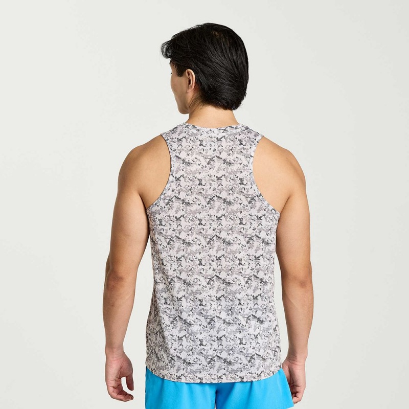 Saucony Stopwatch Grafika Singlet Camo | ICE-750184