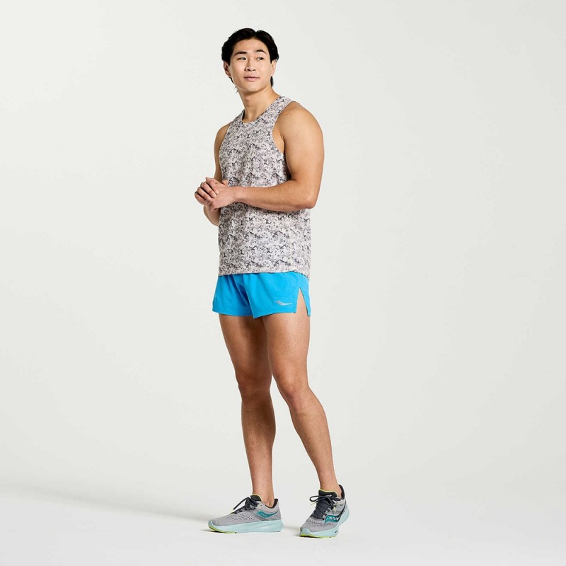 Saucony Stopwatch Grafika Singlet Camo | ICE-750184