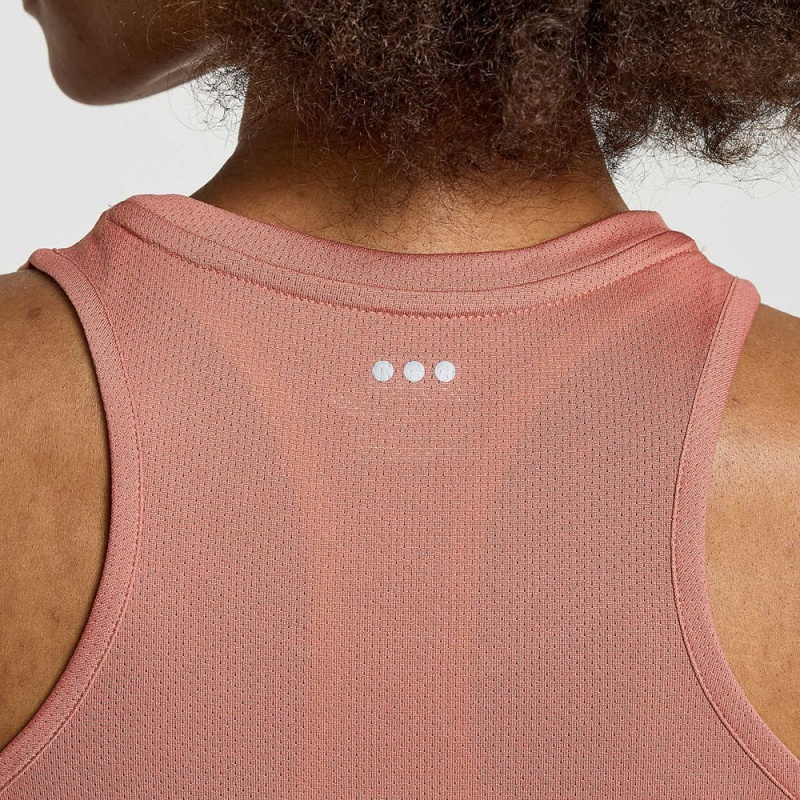 Saucony Stopwatch Grafika Singlet Soot Graphic | MPW-426307