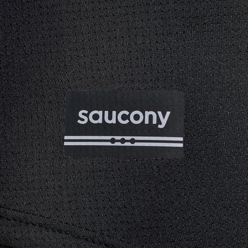 Saucony Stopwatch Long Sleeve Fekete | XEN-691023