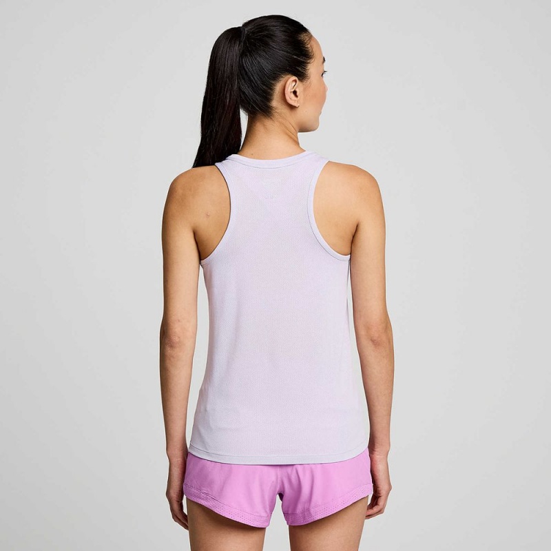 Saucony Stopwatch Singlet Mauve | OWK-847530