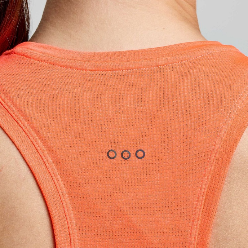 Saucony Stopwatch Singlet ViZiRed | YDF-679085