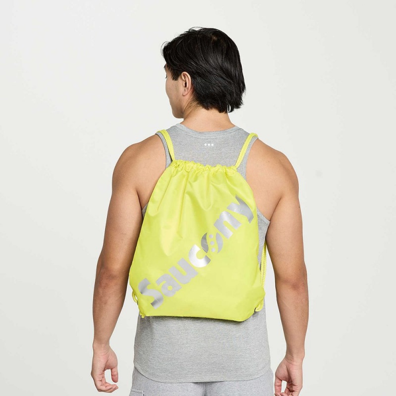 Saucony String Bag Citron | MOW-647510