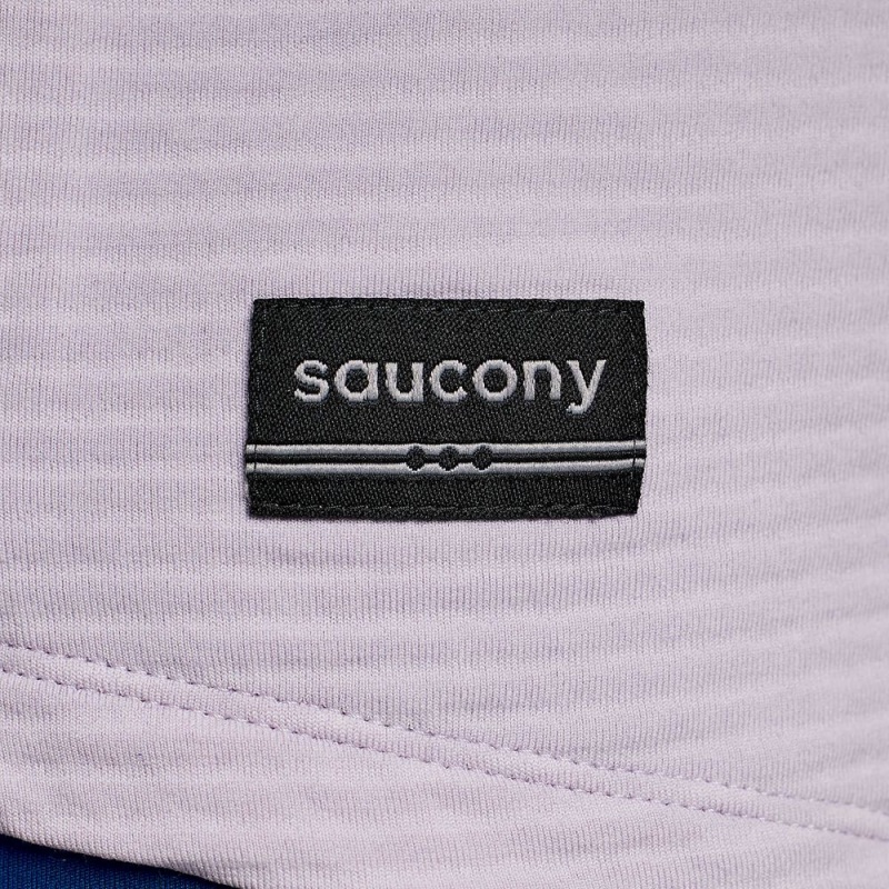 Saucony Triumph 3d 1/2 Zip Mauve Heather | YAP-360417