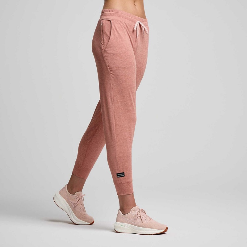 Saucony Triumph Pant Lotus Heather | WFA-068592