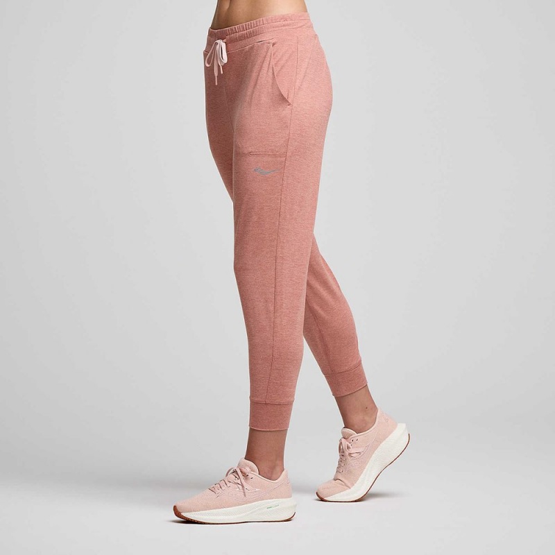 Saucony Triumph Pant Lotus Heather | WFA-068592