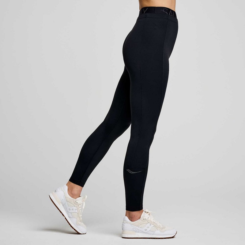 Saucony Triumph Tight Fekete | OWG-407691