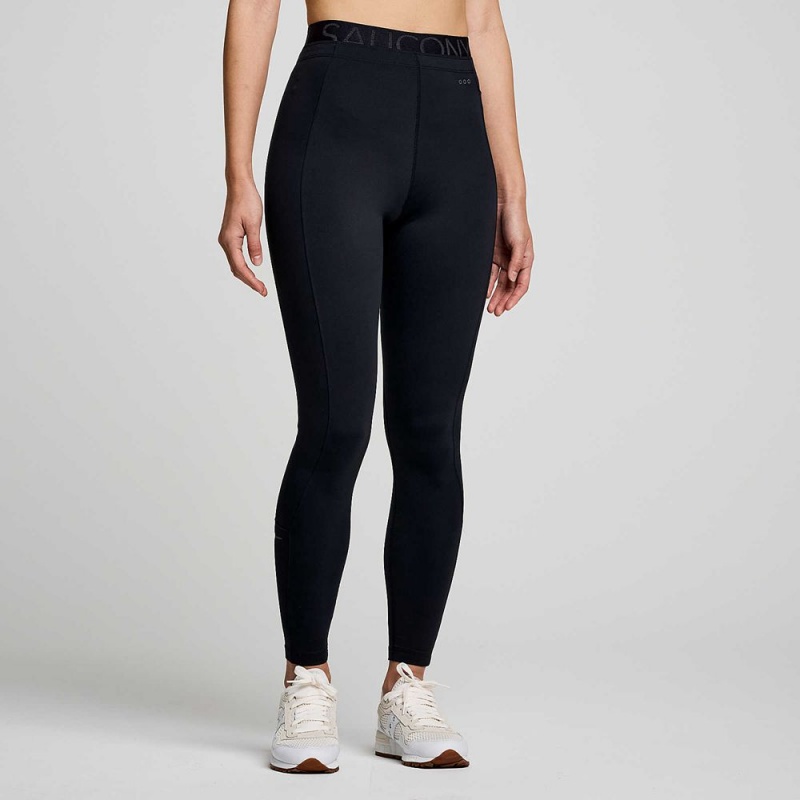 Saucony Triumph Tight Fekete | OWG-407691