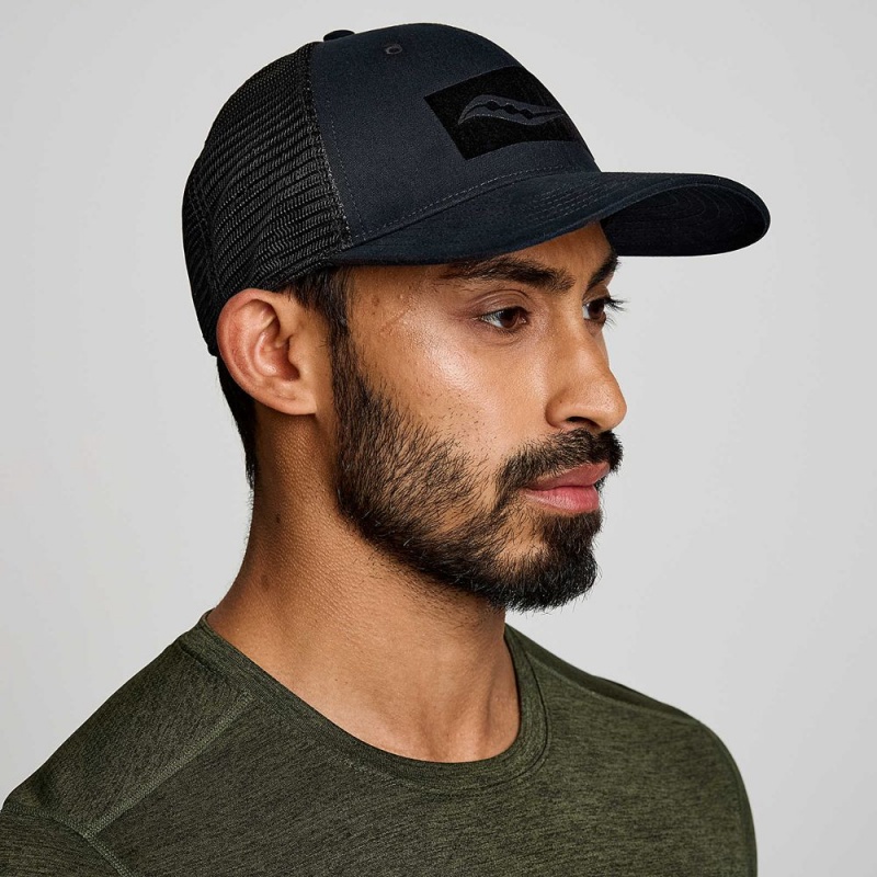 Saucony Trucker Hat Fekete | QKW-574892