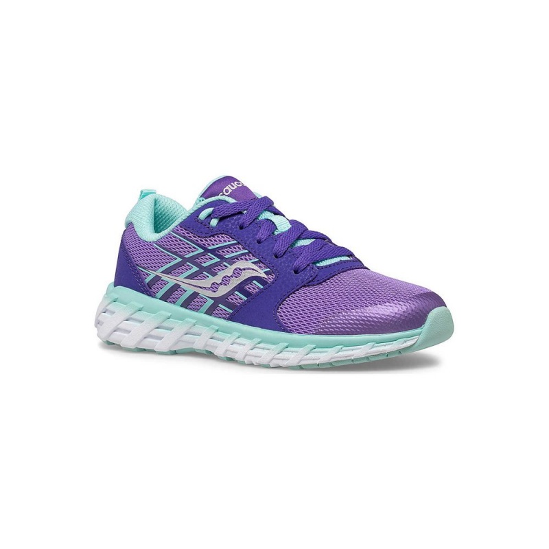 Saucony Wind 2.0 Csipke Sneaker Lila | LEY-473810