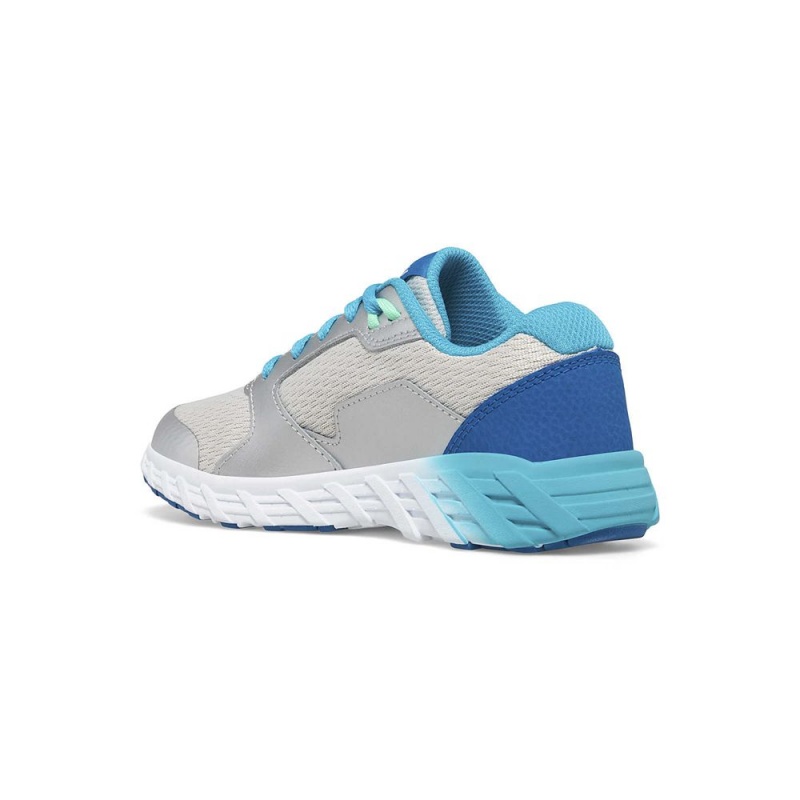 Saucony Wind 2.0 Csipke Sneaker Titán | ZXE-745681