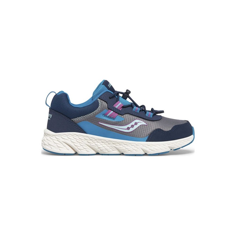 Saucony Wind Shield 3.0 Sneaker Sötétkék Szürke | RHN-713469