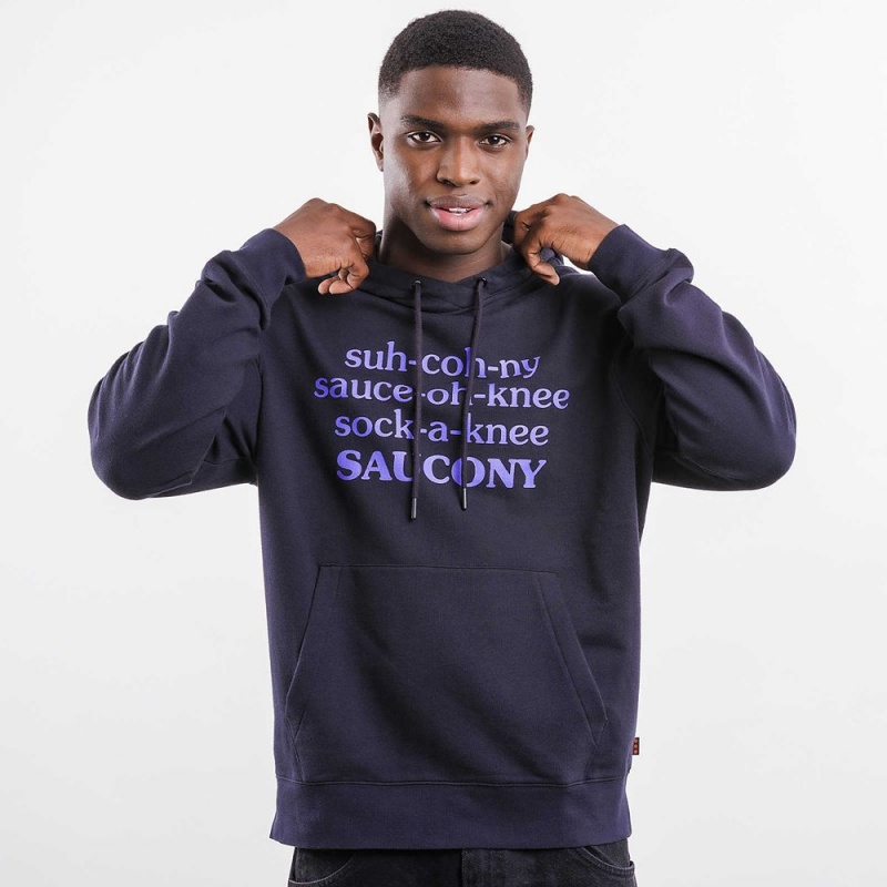 Saucony X Frank Cooke Rested Hoodie Fekete | YLE-645912